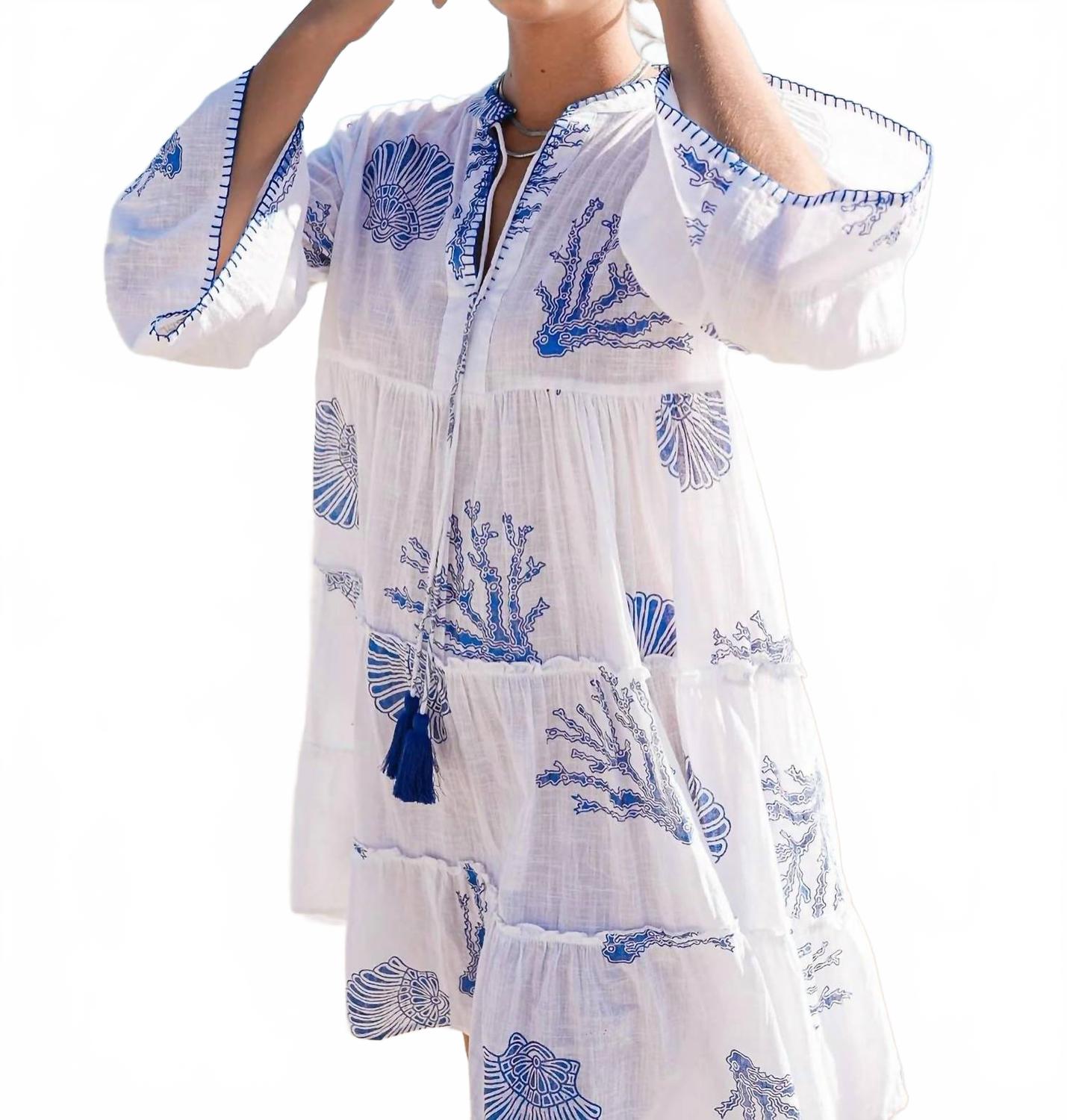 

Билли Мини-платье в белом Debbie Katz