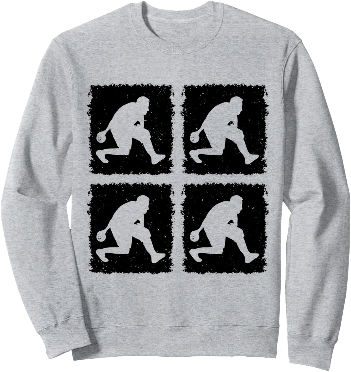 

Ретро-толстовка для игрока в бочче Bocce Ball Player Boccia Designs, серый