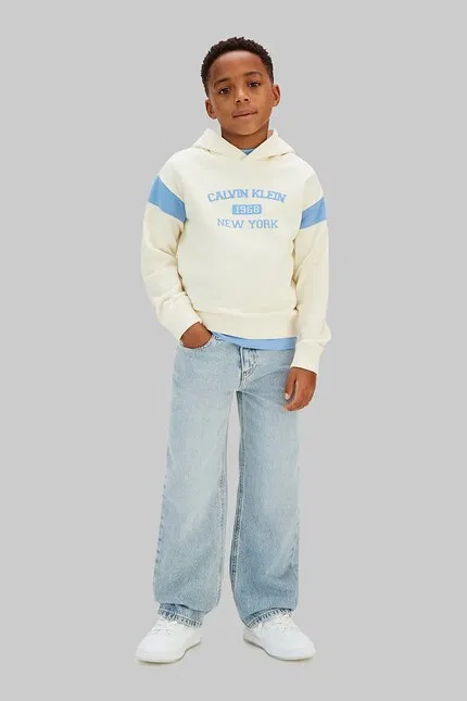 Бежевая худи Calvin Klein Jeans — фото 3