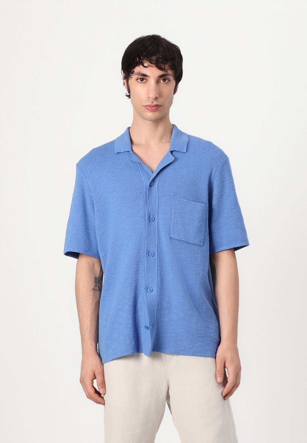 

Рубашка LARRY SHIRT Samsøe Samsøe, синий