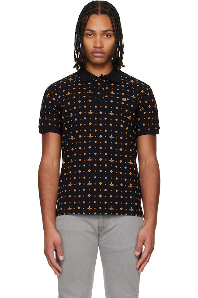 

Vivienne Westwood Черное классическое поло