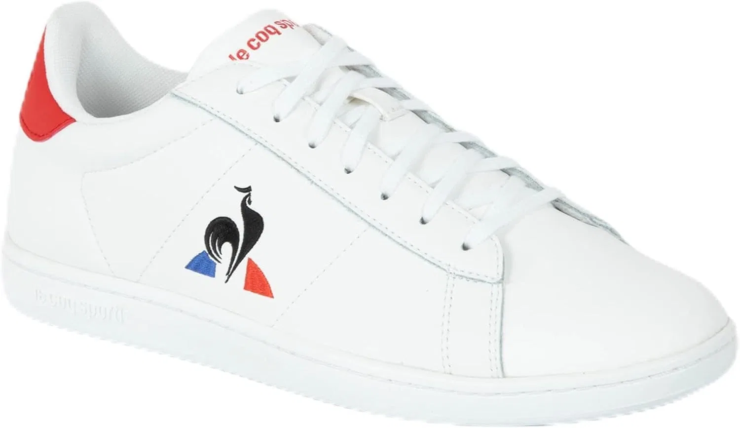 Кроссовки Le Coq Sportif Unisex Courtset Tennisschuhe, White Red Optical White Fiery Red