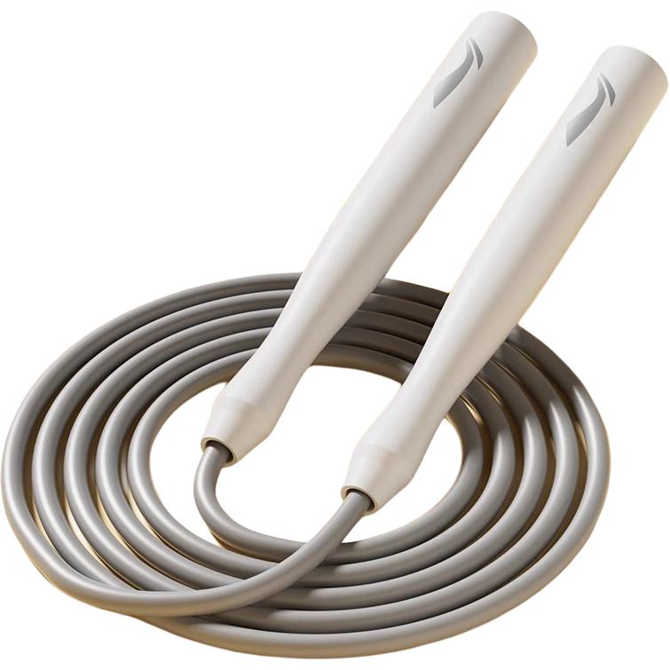 

Материал ручек скакалка PU, трос и стальной трос, унисекс, 2,8 м LINING, белый