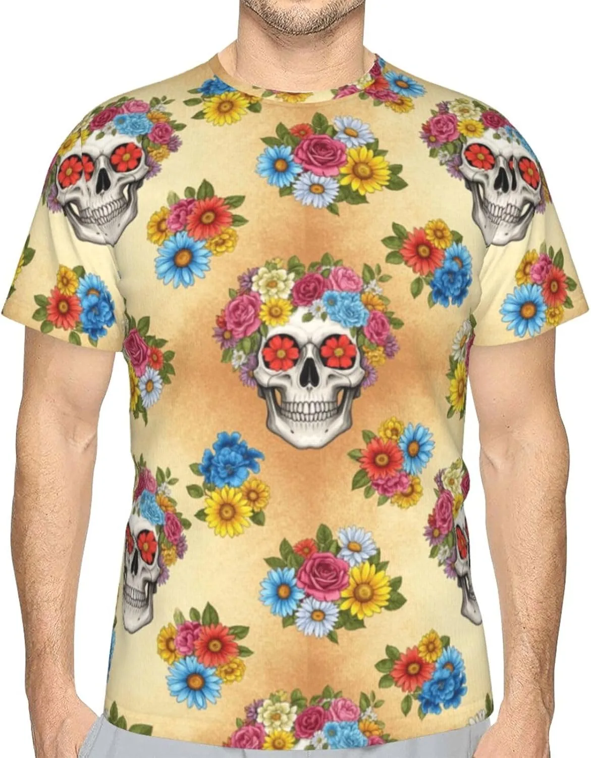 

Мужская футболка Casual Fit, мягкая с коротким рукавом и круглым вырезом Supdreamc