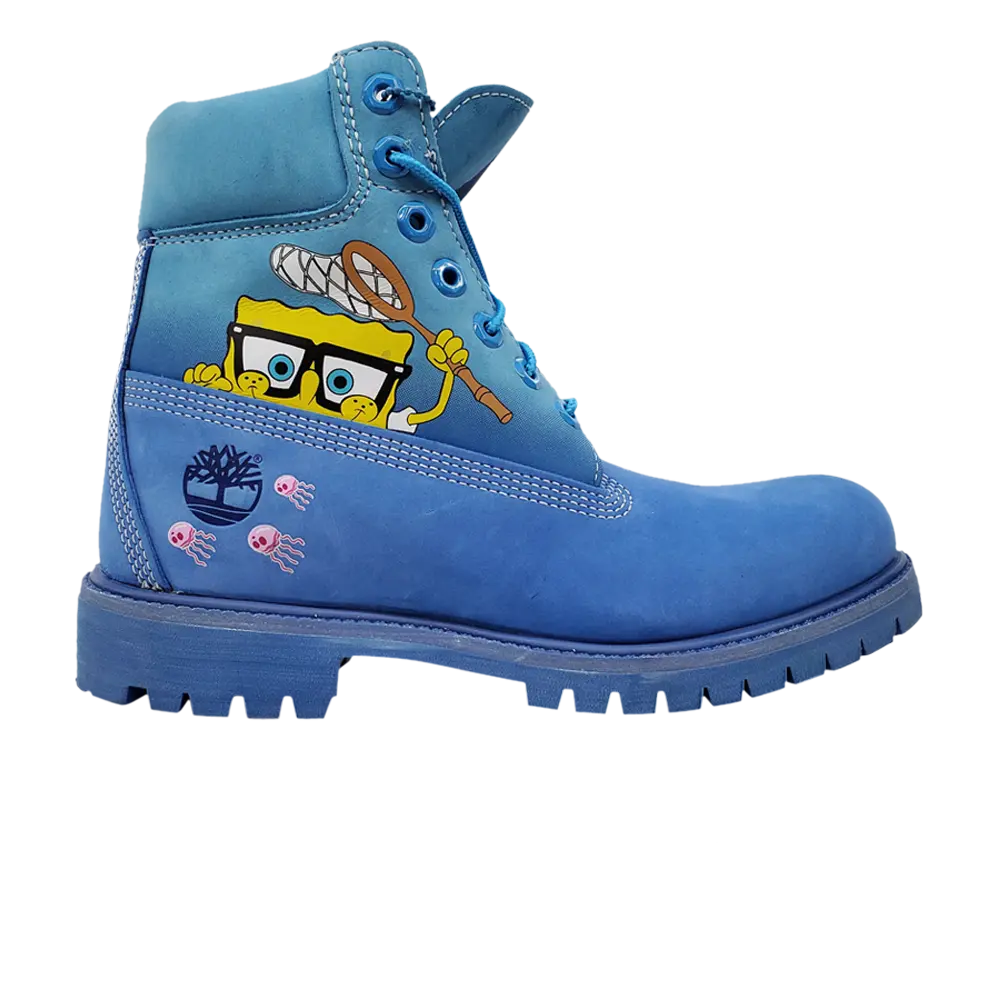 Ботинки водонепроницаемые SpongeBob SquarePants x Timberland Premium 6 Inch, синий