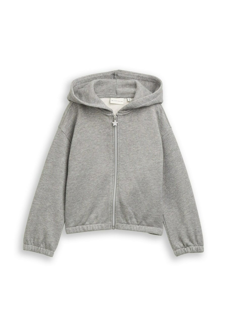 

Толстовка TOM TAILOR IN GLITZER-OPTIK, Grey Melange With Glitter/Mottled Grey