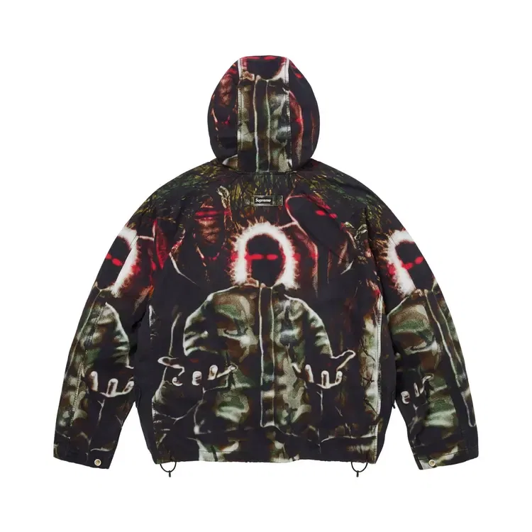 Куртка Supreme Hooded Raglan Jacket, мультиколор — фото 2