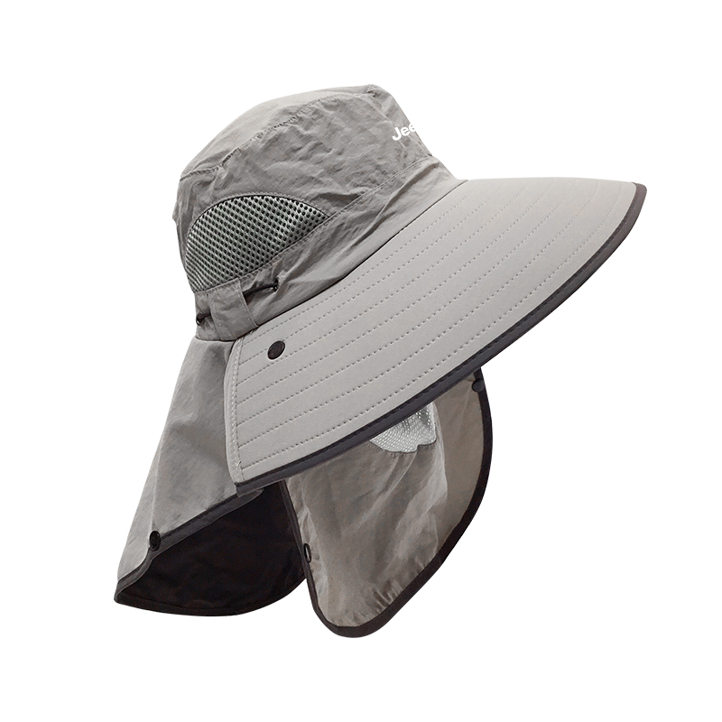 

Мужская шляпа от солнца из полиэстера Jeep, светло-серый