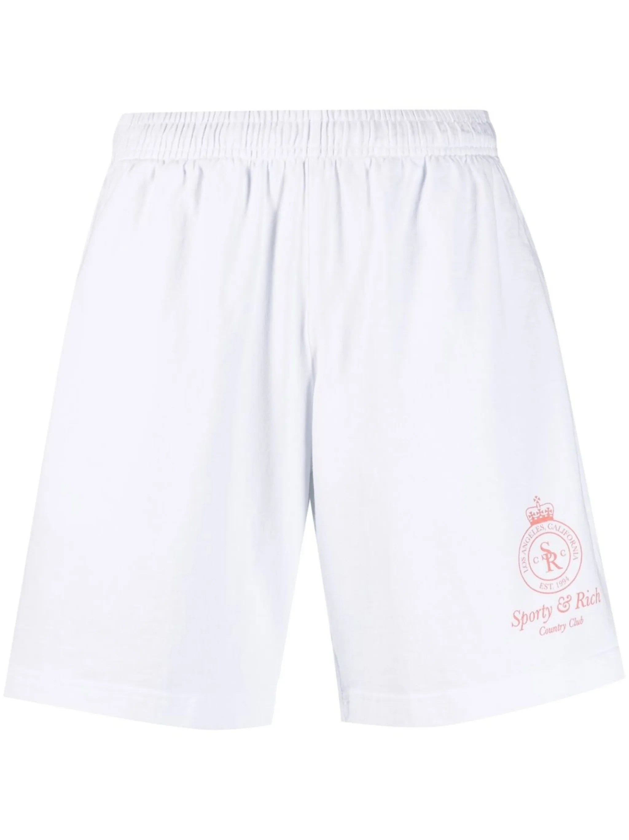 

Шорты с логотипом Sporty & Rich, белый