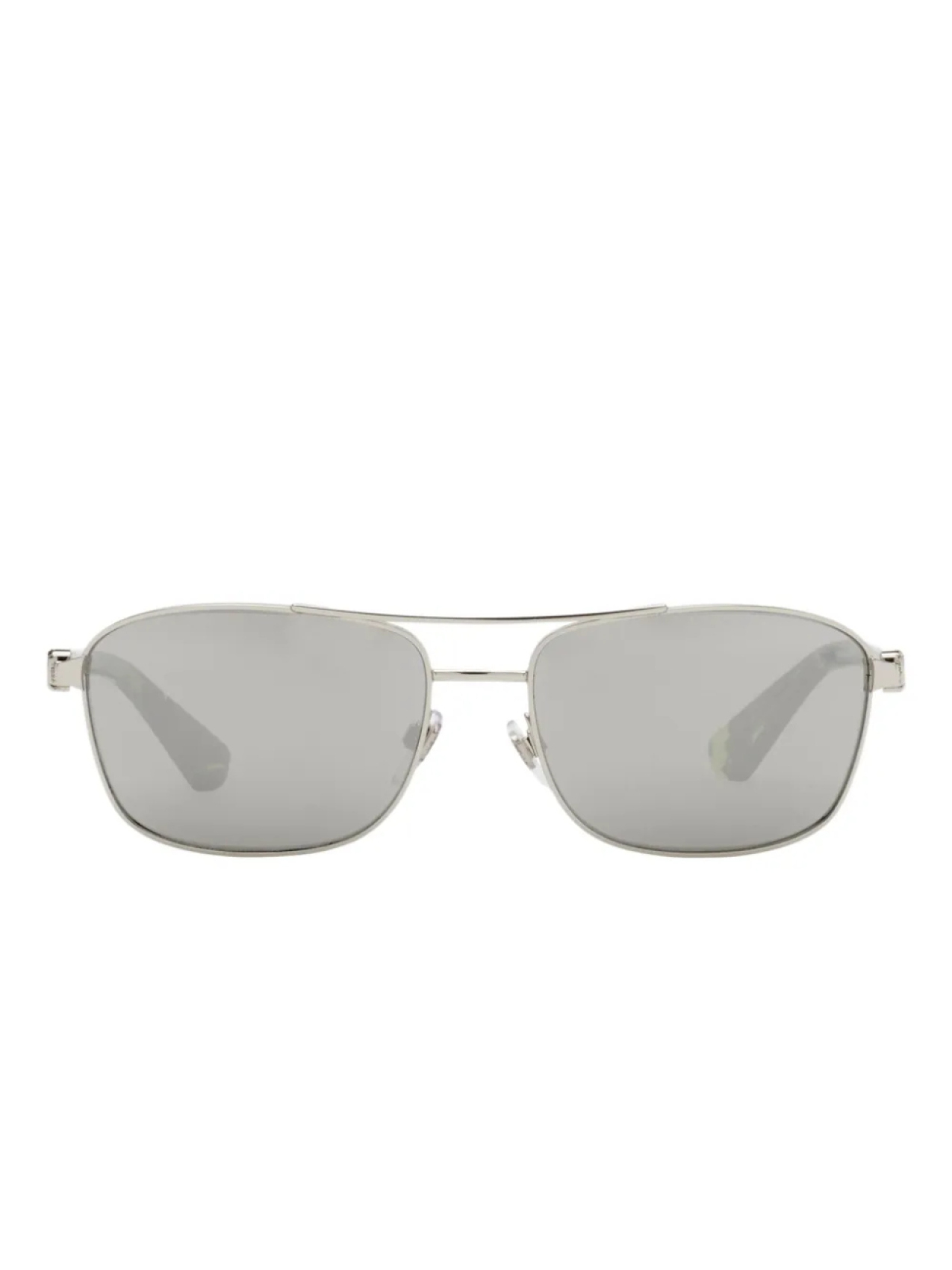 

Burberry Eyewear rectangle-frame солнцезащитные очки, серебряный