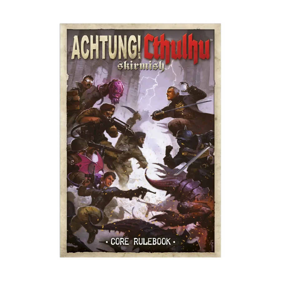 

Achtung! Cthulhu Skirmish, Achtung! Cthulhu (Modiphius Entertainment), мягкая обложка