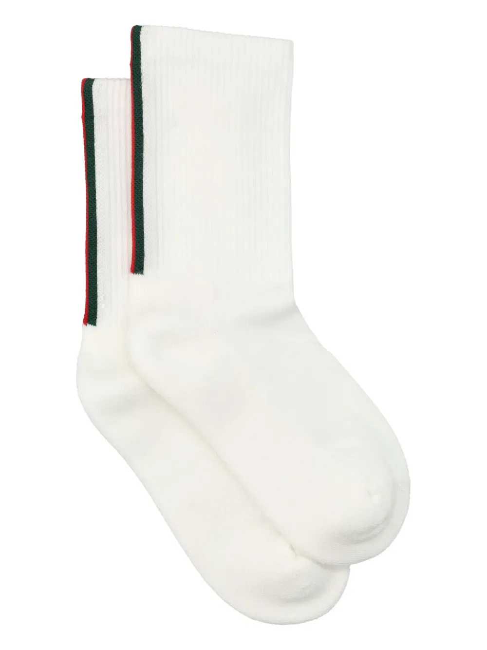 Носки с отделкой Web Gucci Kids, белый
