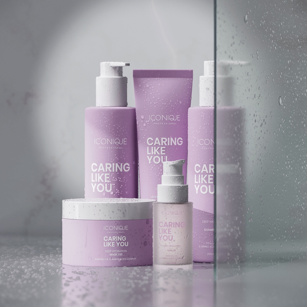Careing like you - глубоко увлажняющий несмываемый уход для сухих и поврежденных волос Iconique Professional, 150 мл — фото 4