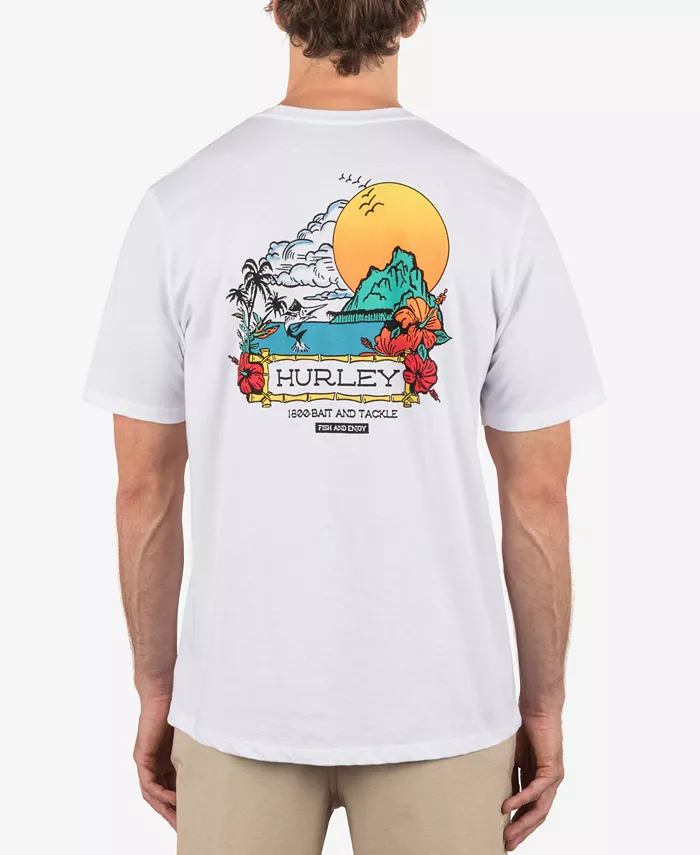 

Мужская футболка с коротким рукавом Bait Hurley, белый