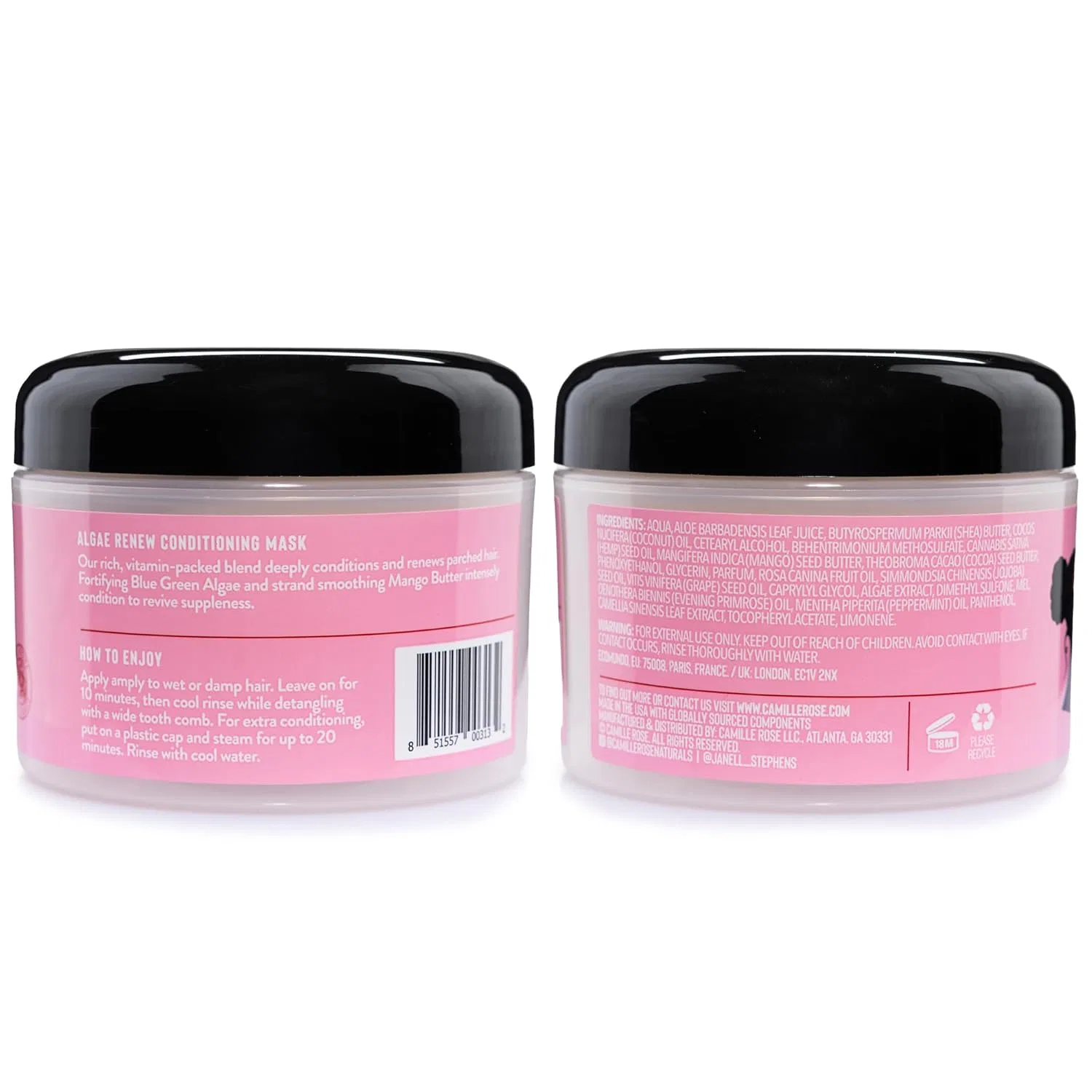 Маска для глубокого кондиционирования Camille Rose Naturals Algae Renew, 236 мл Camille Rose — фото 2
