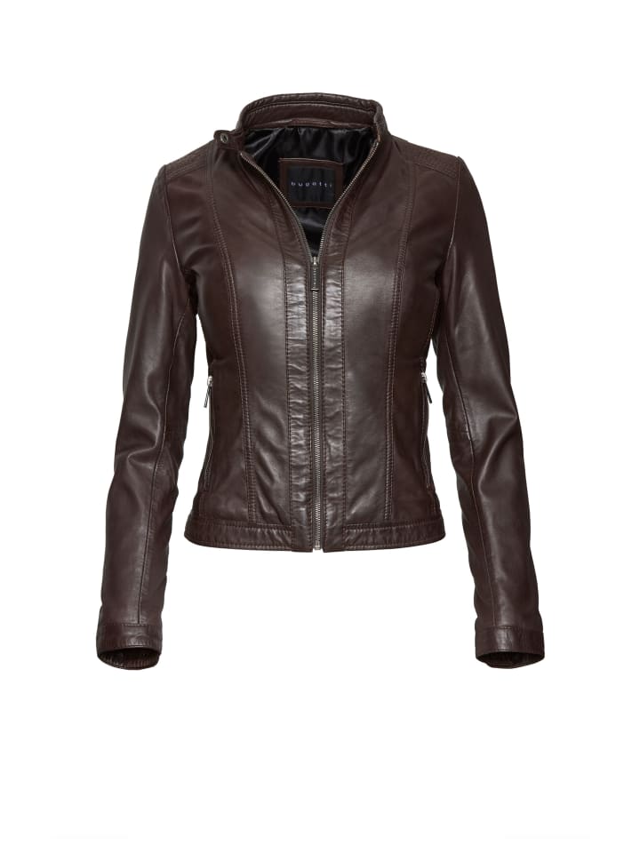 

Bugatti Кожаная куртка BULady-121 коричневого цвета