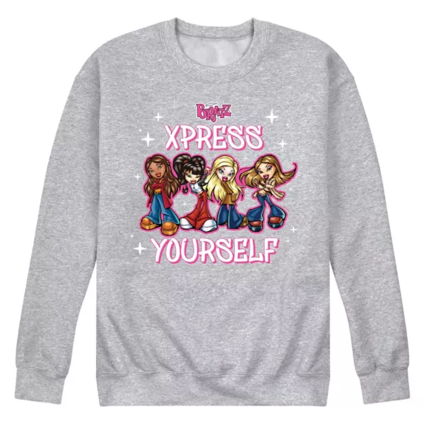 

Мужская флисовая толстовка Bratz Xpress Self Licensed Character, серый