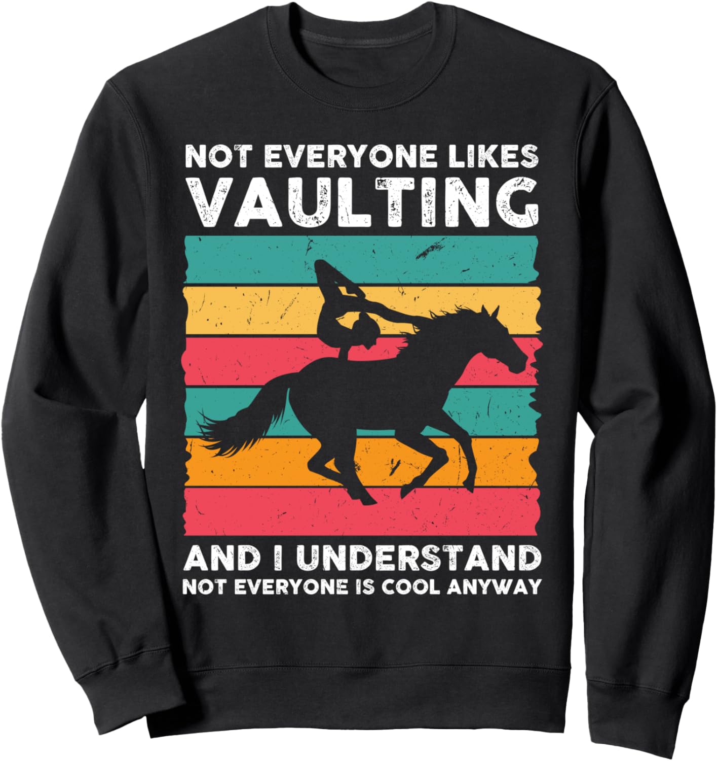 

Не всем нравится толстовка с надписью «Vaulting Vaulting Girl» Gift For Horseback Riding, черный