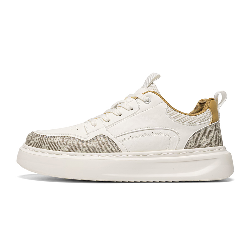 

JANECO Низкие скейтерские кроссовки мужские бежево-хаки, цвет Beige Khaki