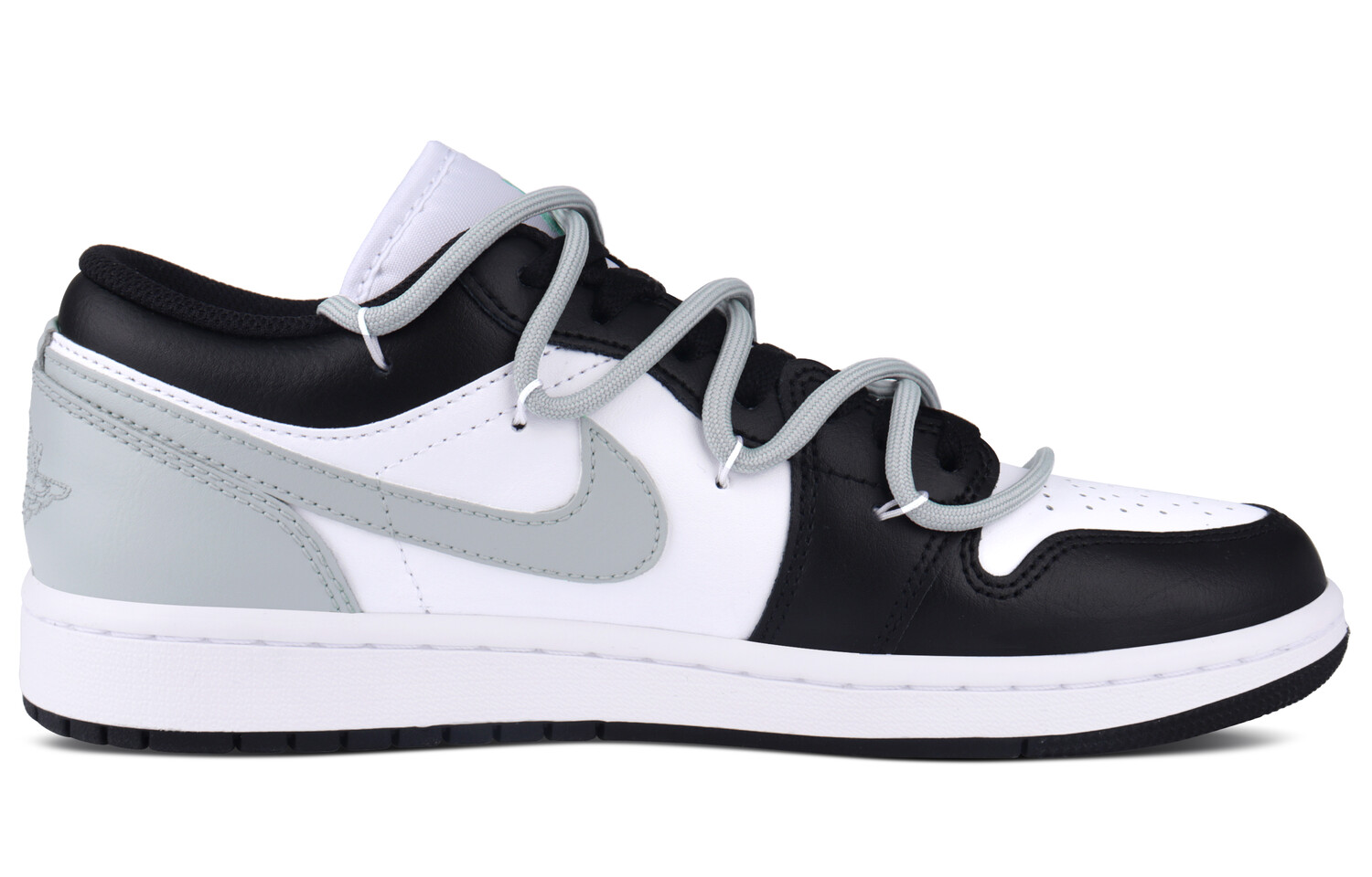 

Кроссовки Jordan AJ1 Vintage Basketball Shoes Men Low-top White/black, черный