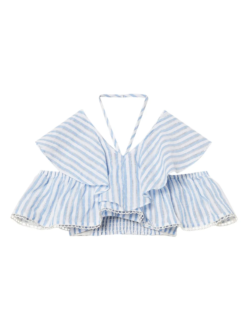 

Топ в полоску TWINSET Kids, синий