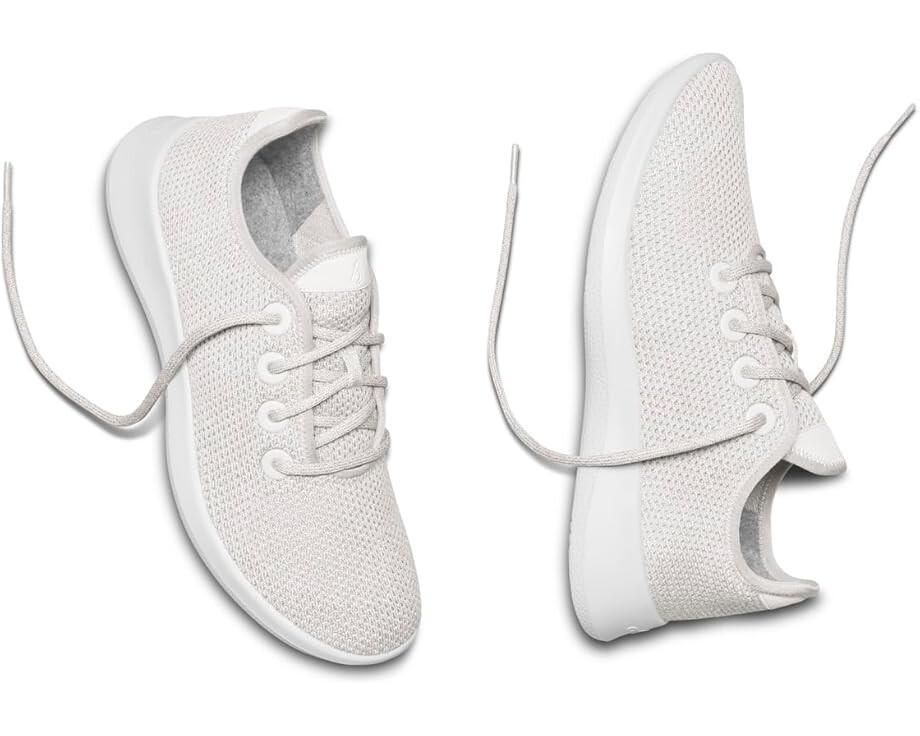 Туфли на плоской подошве Allbirds Tree Runner, цвет Kaikoura White (White) — фото 4
