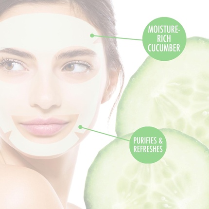 Тканевая маска L'Action Paris — Очищающая спа- Cucumber Purifying Spa Mask Sheet Mask Балансирует и очищает — фото 3
