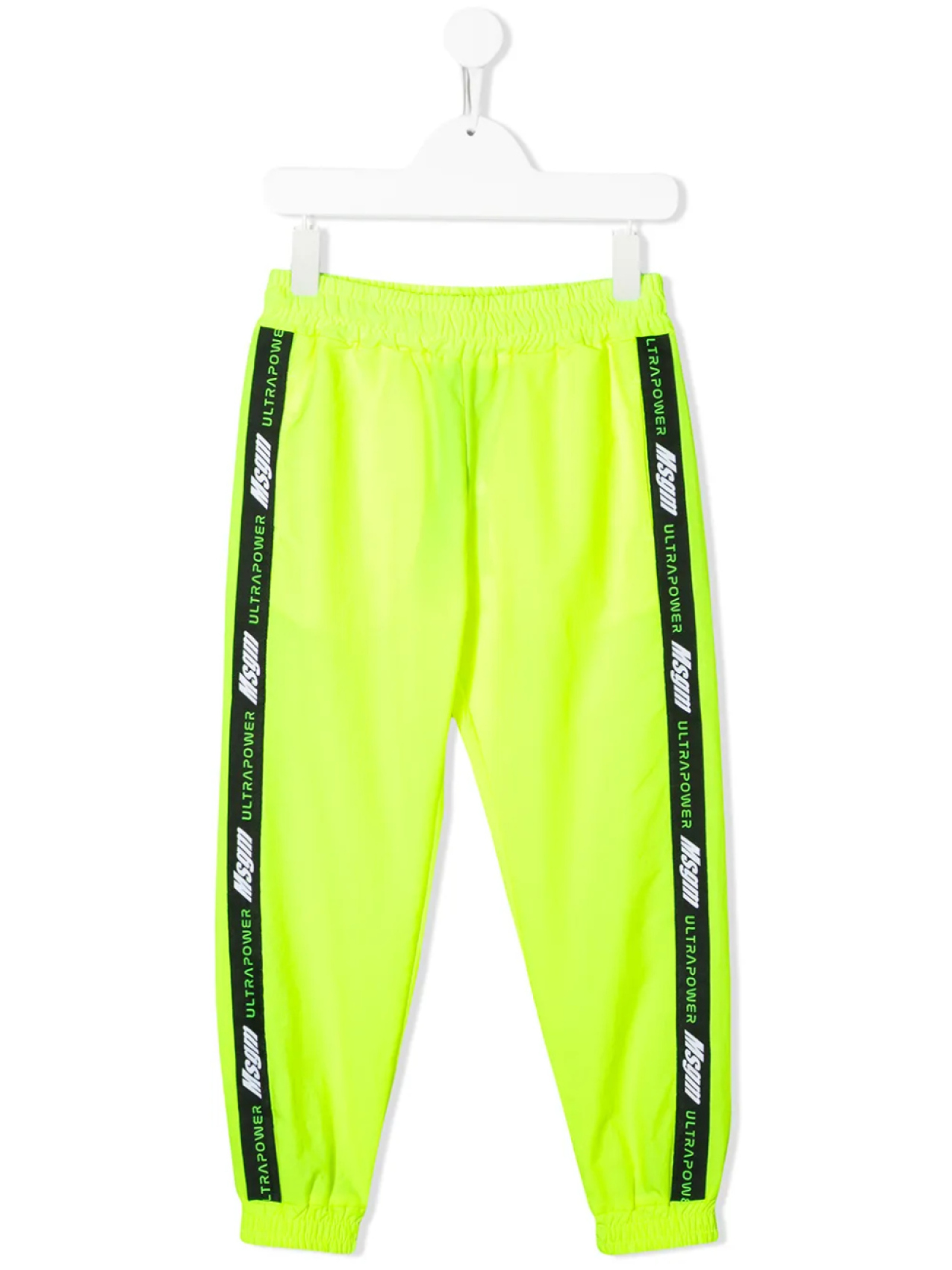 

Спортивные брюки с логотипом MSGM Kids, желтый