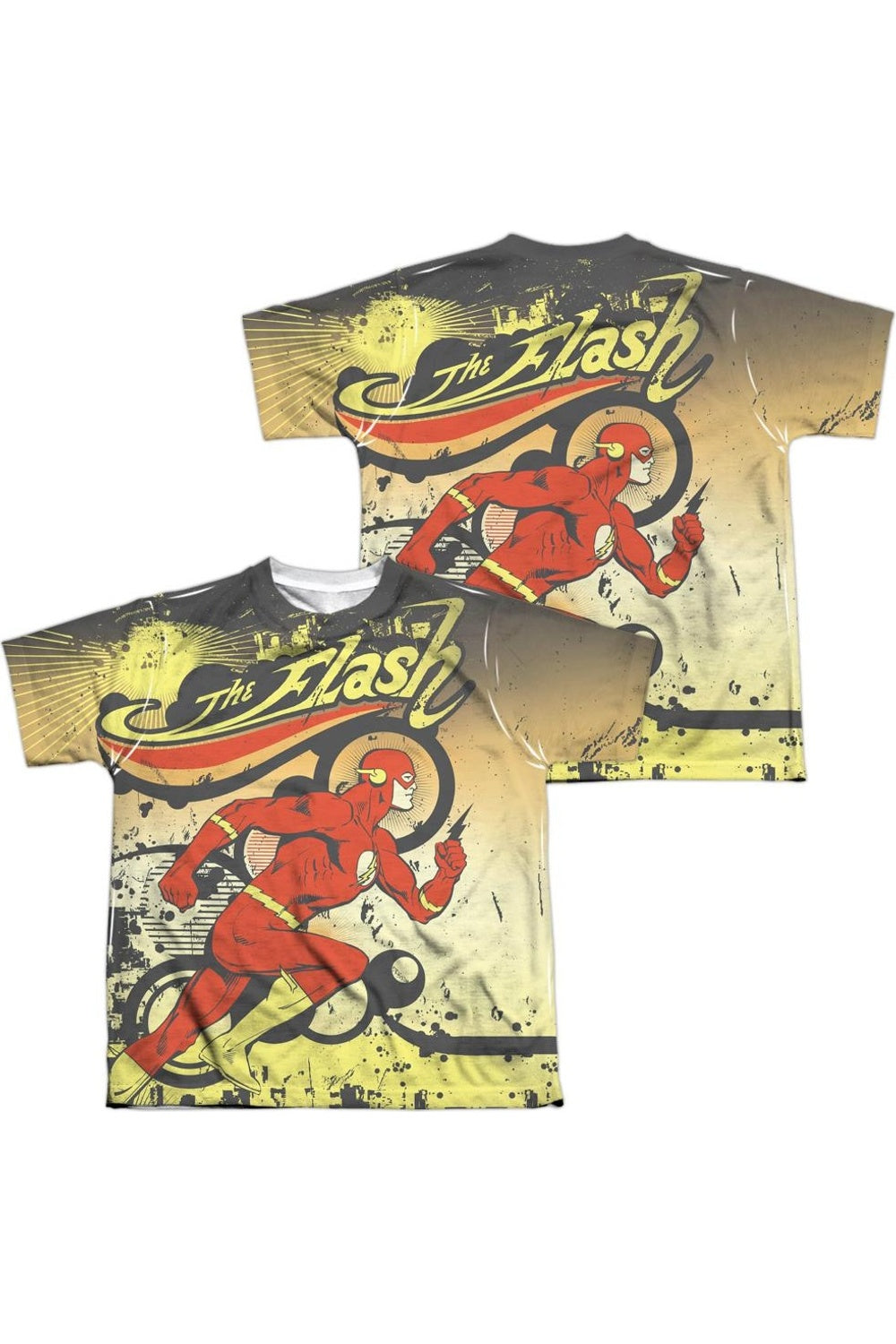 

Футболка DC Comics Flash "На скорости" с коротким рукавом для подростков Gildan, белый