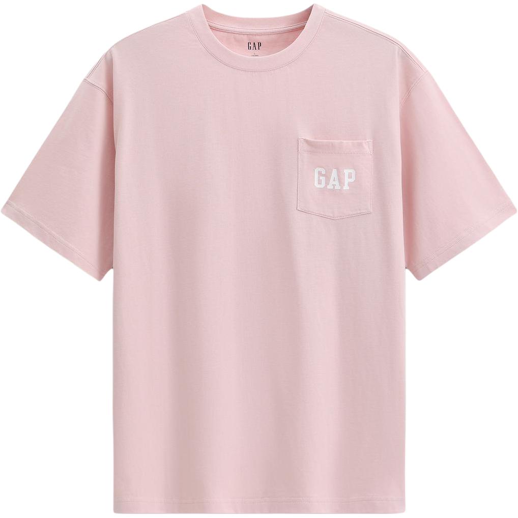 

Футболка Unisex Crew Neck Moderate GAP, светло-розовый