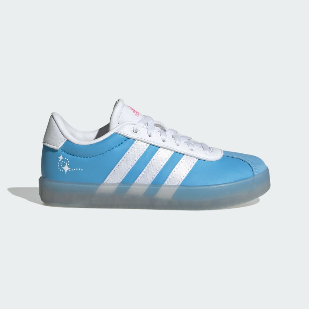 

Кроссовки Adidas Disney Cinderella VL Court 3.0 Shoes Kids, цвет Semi Blue Burst/Cloud White/Lucid Pink