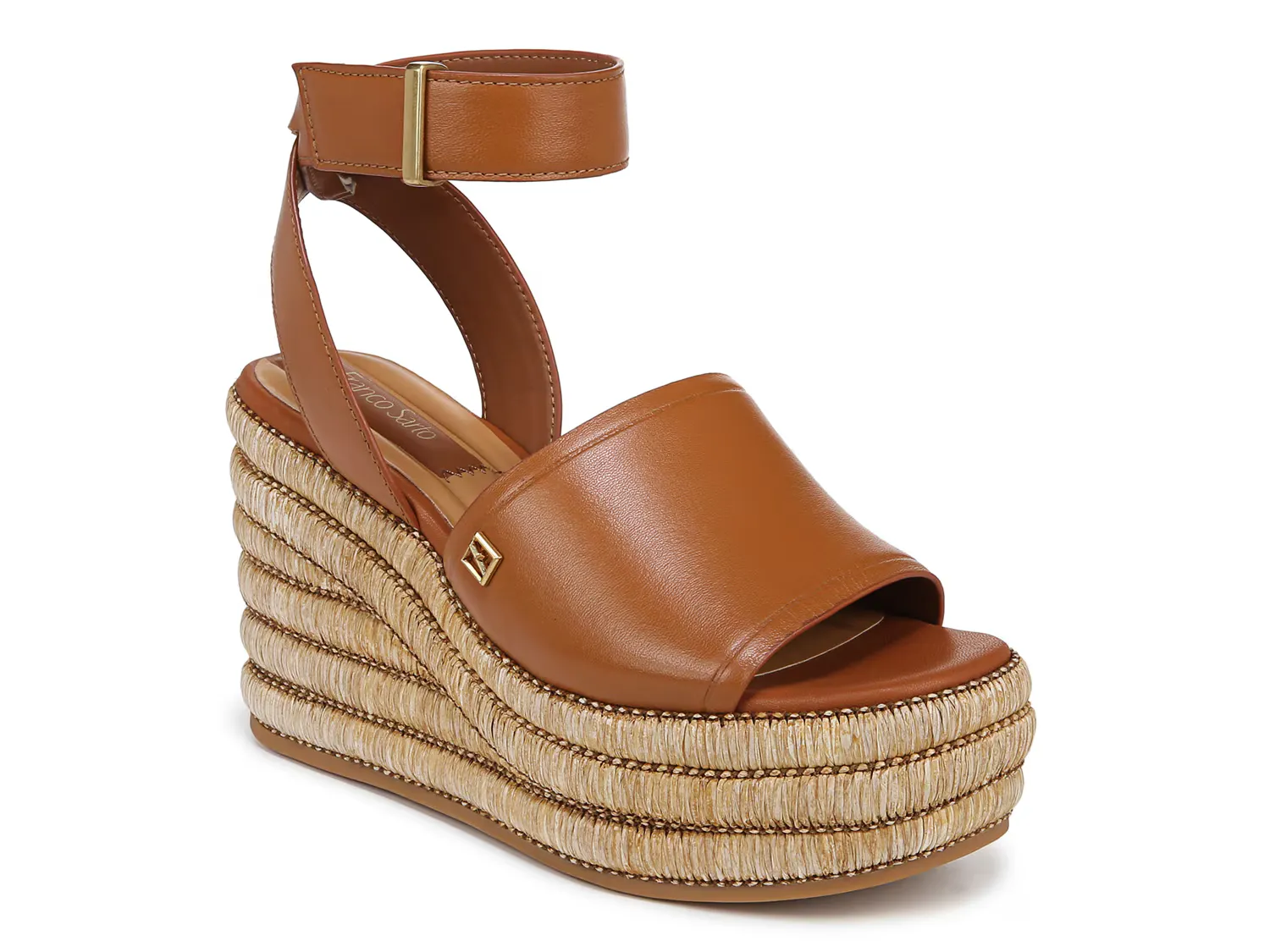 

Сандалии Toni Wedge Sandal Franco Sarto, темно-коричневый