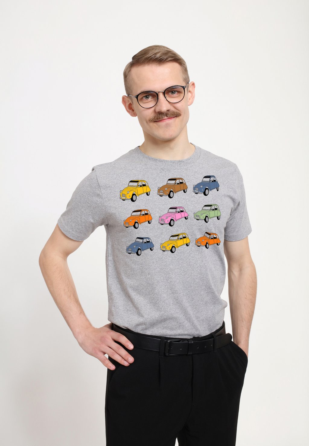 

Футболка с принтом Henry Tiger, цвет Heather Grey