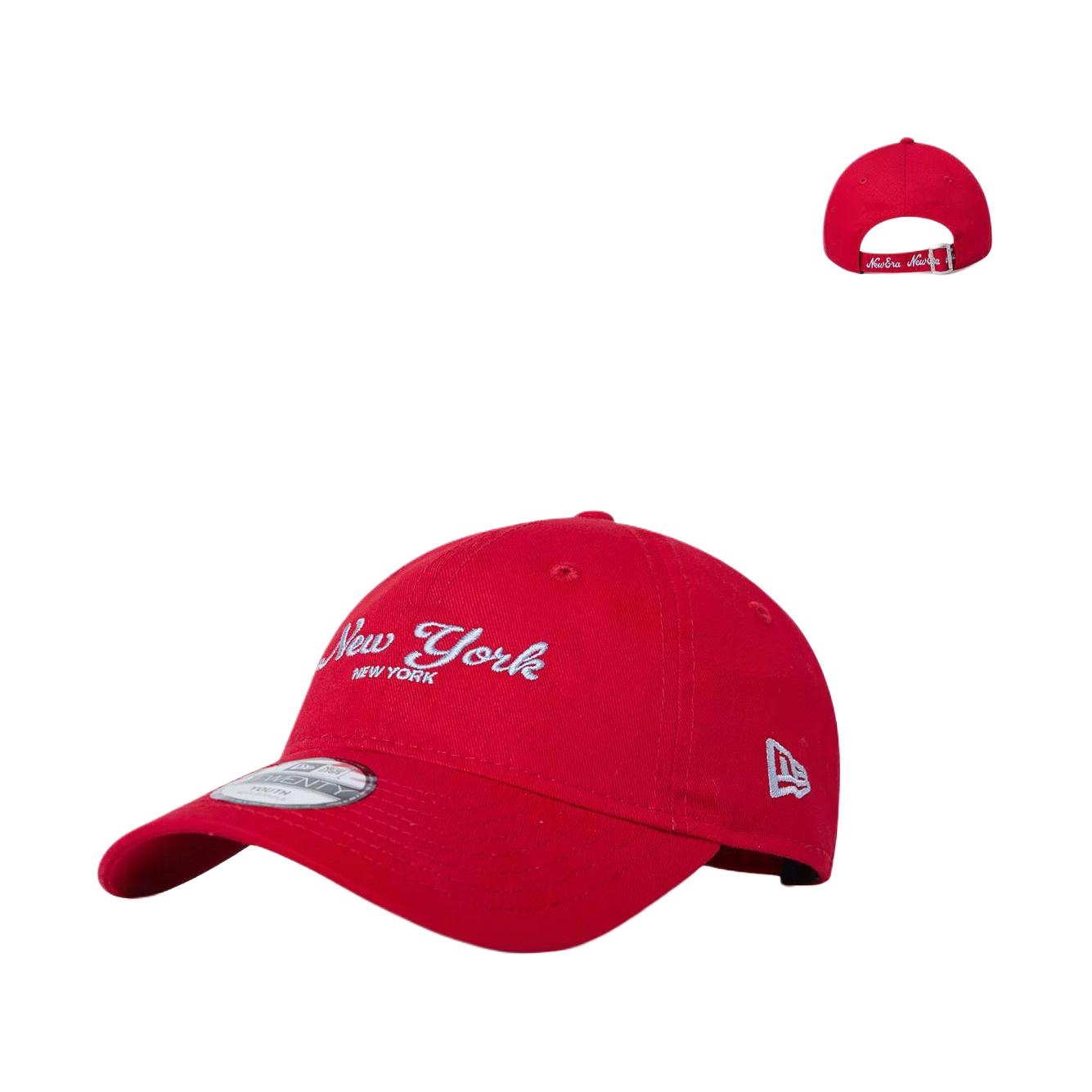 

New Era Хлопковая бейсболка унисекс красно-оранжевая, 60691100 Red