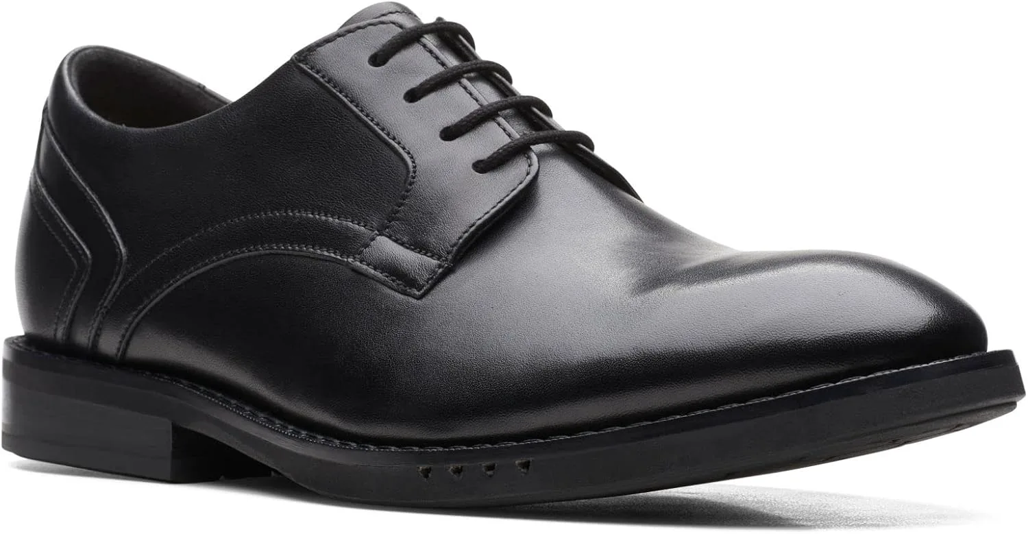 Мужские туфли Clarks Un Hugh Lace Oxford, черный — фото 2