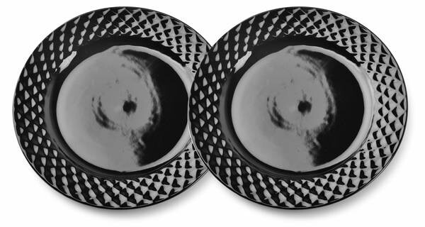 

Набор из 2 х десертных тарелок diament black Mondex, черный, Серый, Набор из 2 х десертных тарелок diament black Mondex, черный