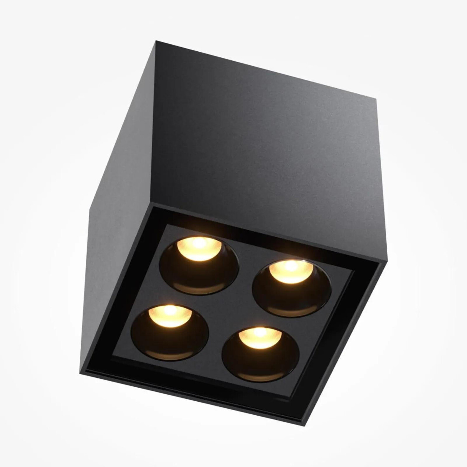 

Потолочный светильник click-licht, 7,6x8x7,6 см, черный