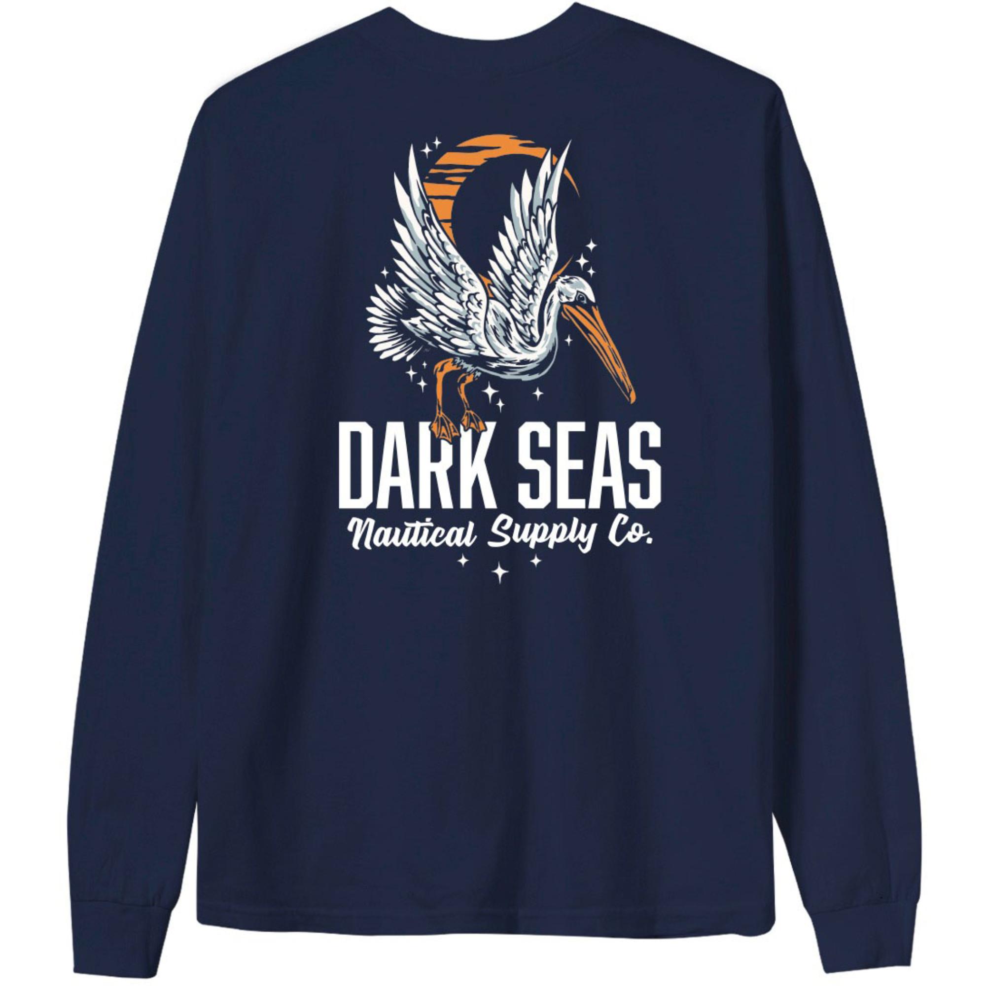 

Мужская футболка с длинным рукавом Nite Flyer Stock Dark Seas, Navy, Синий, Мужская футболка с длинным рукавом Nite Flyer Stock Dark Seas, Navy