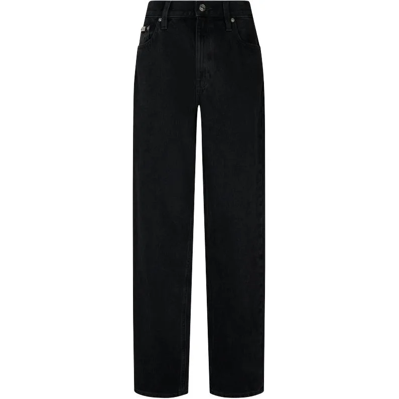 Calvin Klein Джинсы женские 846 denim черные moderate straight fit — фото 3