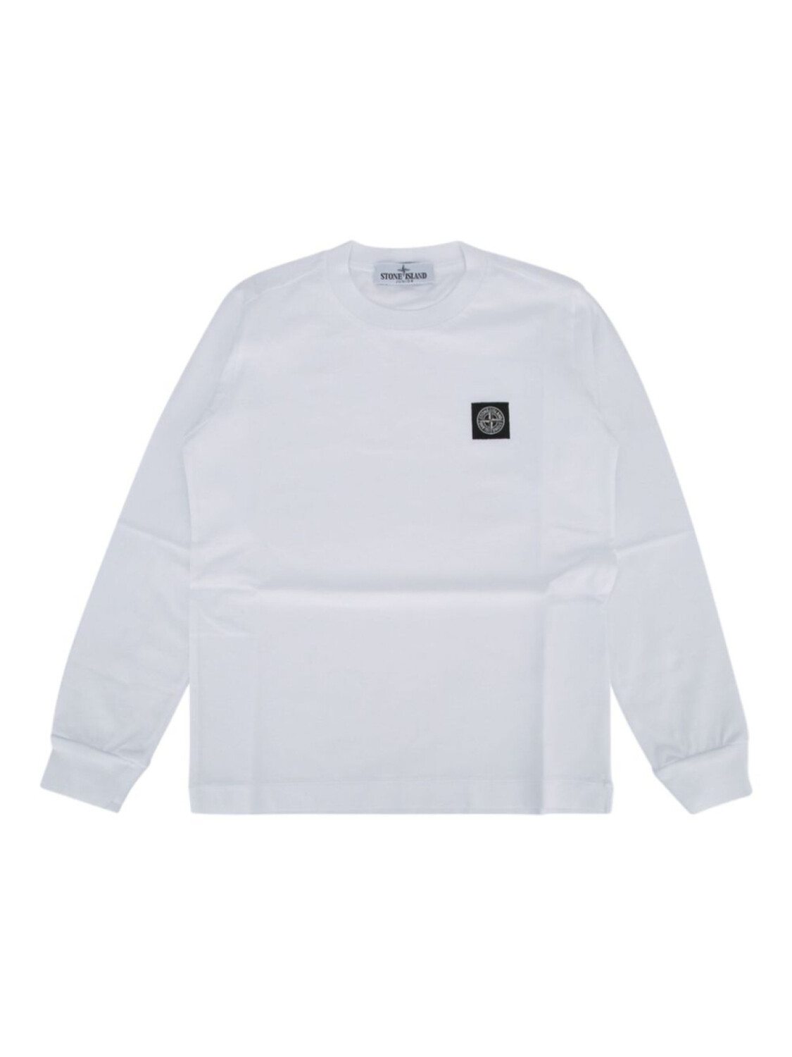 

Stone Island Junior футболка с нашивкой Compass, белый