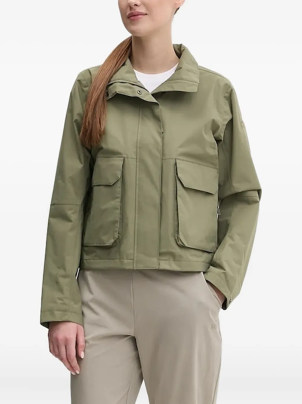 

Военная куртка с накладным карманом на молнии спереди Helly Hansen, зеленый