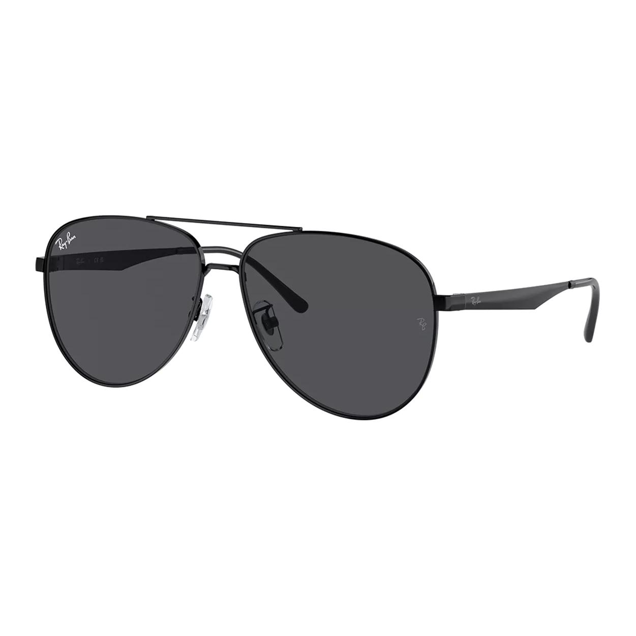 

RayBan Металлические авиаторские солнцезащитные очки унисекс черные, Black