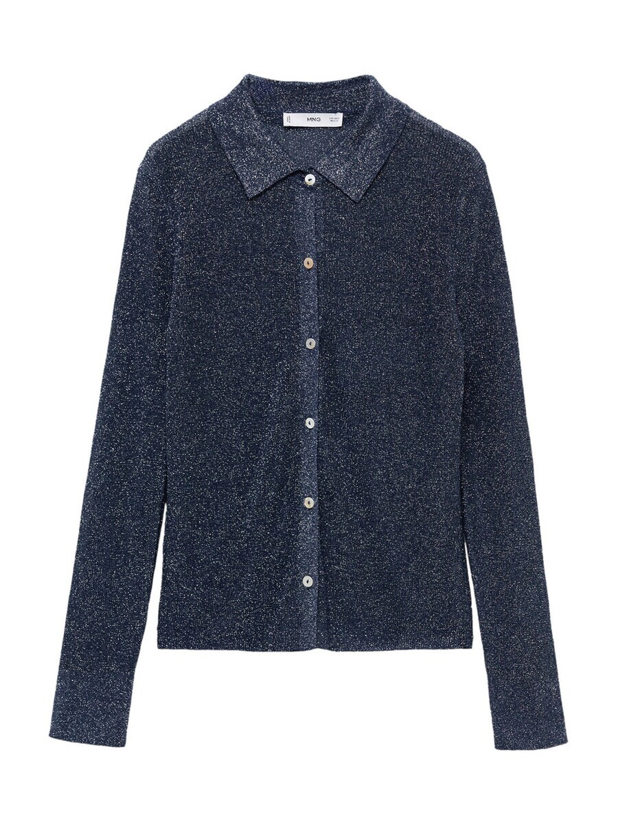 

Вязаный кардиган MANGO Knit Cardigan KLING, ночной синий