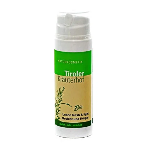 Органический лосьон для тела и лица «Fresh & Light» от Tiroler Kräuterhof, 100 мл Tiroler Kräuterhof