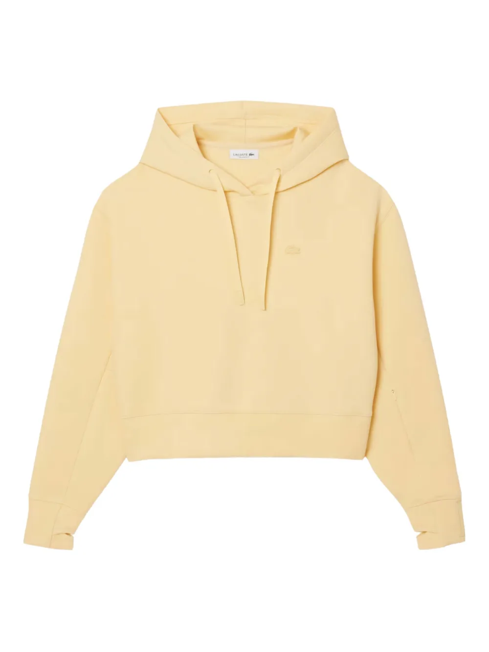 

Толстовка с капюшоном на завязках Lacoste, желтый