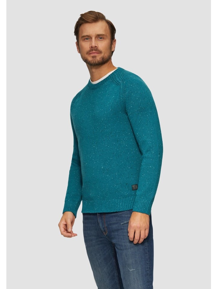 

Пуловер s.Oliver Strickpullover langarm, цвет Petrol