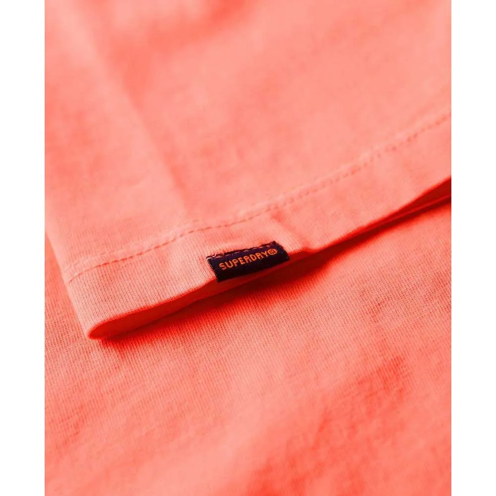 Футболка с коротким рукавом Superdry Vl Neon Relaxed, оранжевый — фото 3