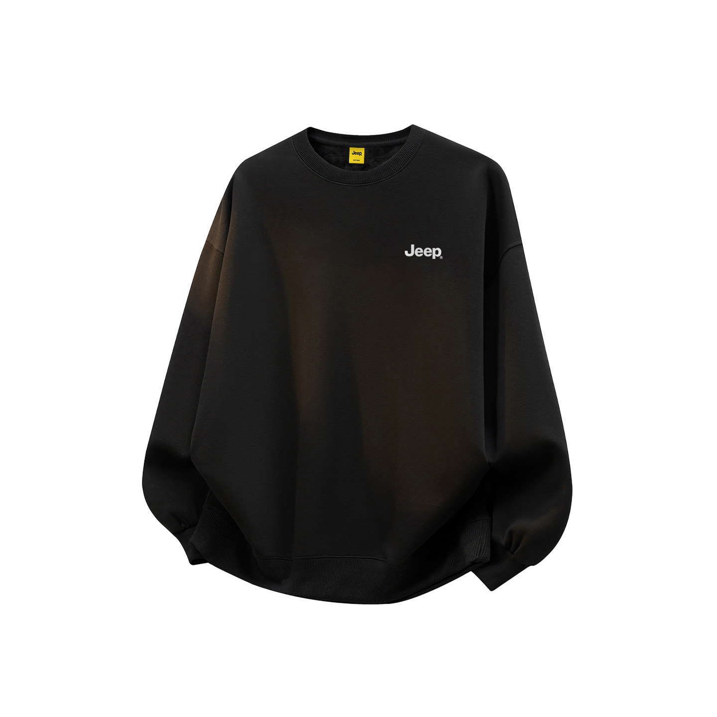 

Свитшот Unisex Crew Neck Thickened Regular Jeep, pure черный[fleece-lined]