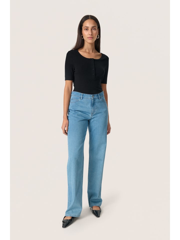 

Джинсы SLMaise casual fit из средне-синего денима Soaked in Luxury