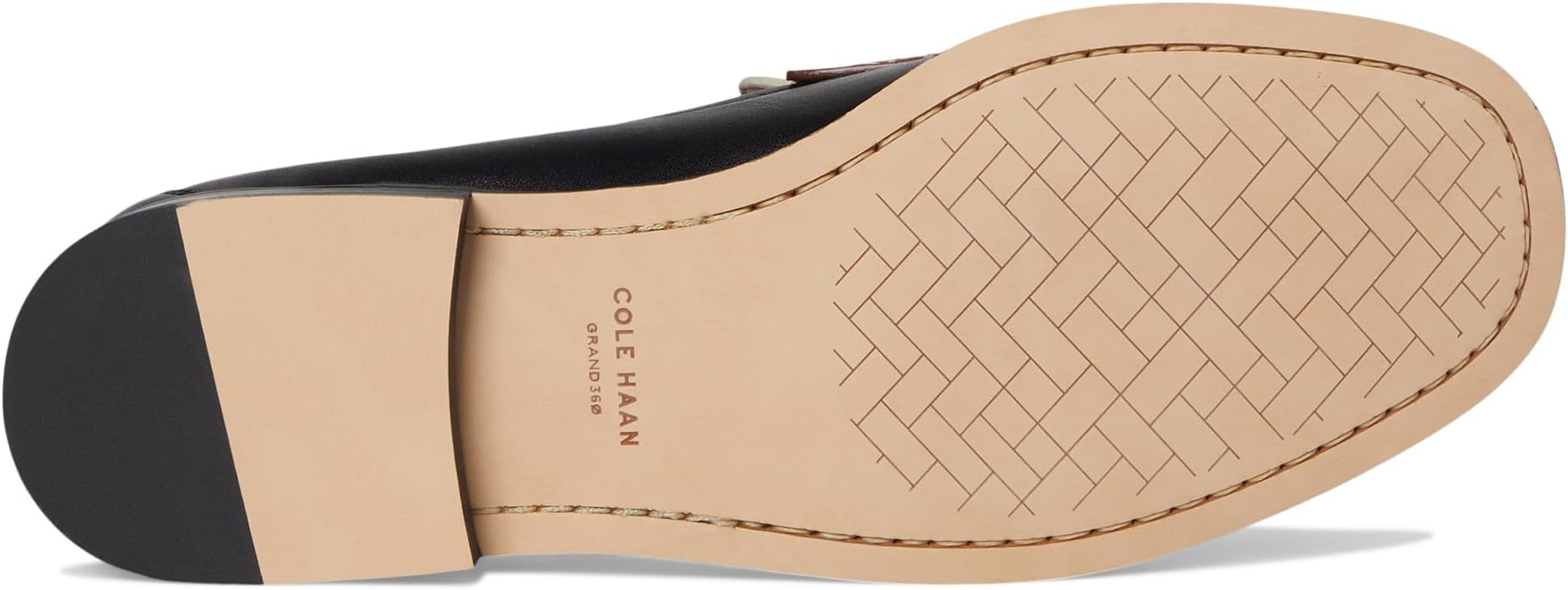 Лоферы Cole Haan Lana Lux Penny Loafers Remastered, Black/Dark Cuoio/Ivory LeatherSee Less — фото 3